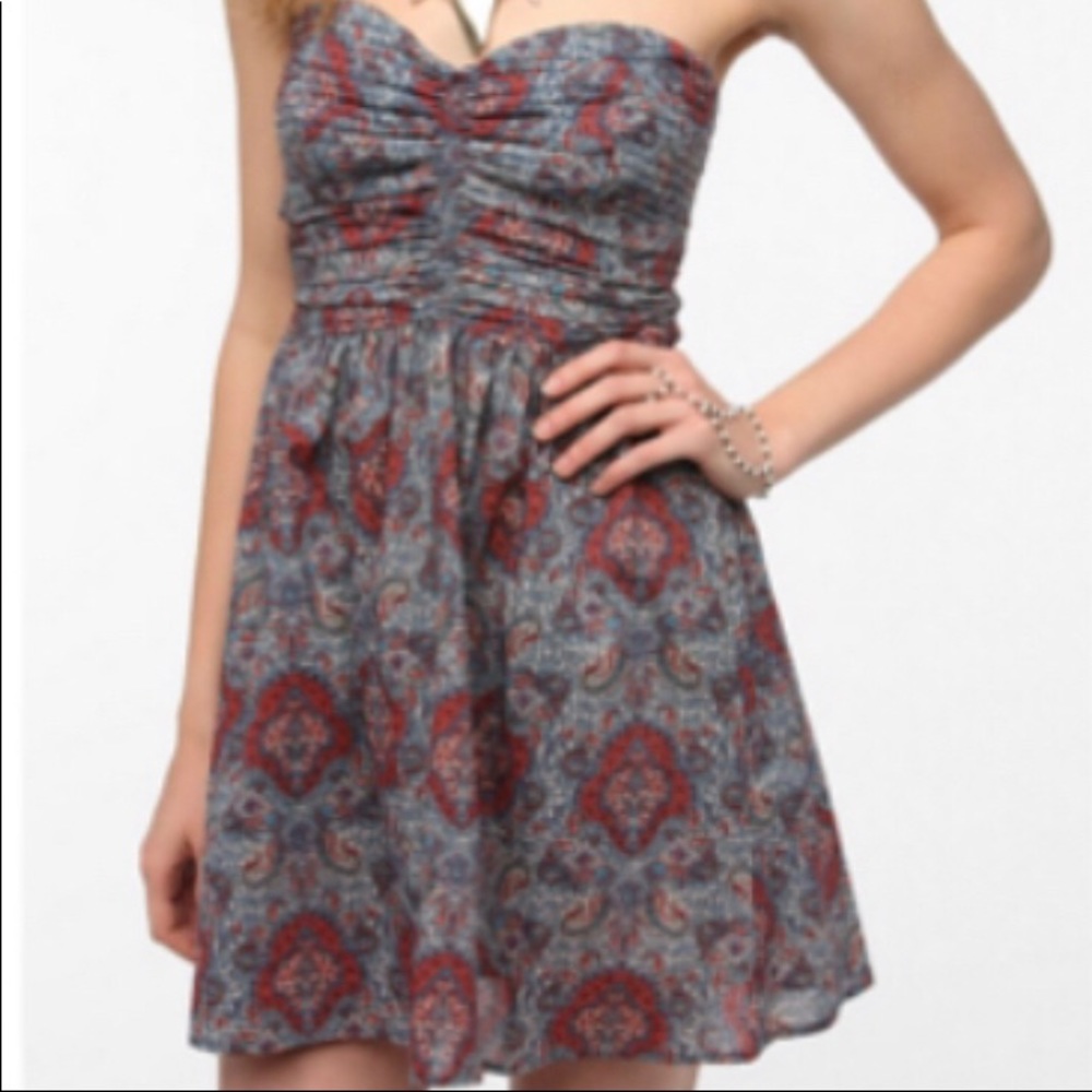 Band of Gypsies strapless dress